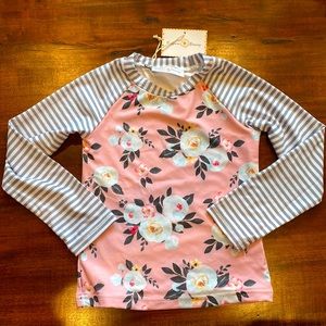 Girls long sleeve rash guard